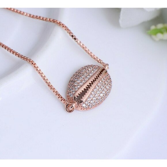 Sparkly Seashell Thin Silver Bracelet - Picture 2 of 2